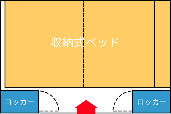 横型カプセルレイアウト図